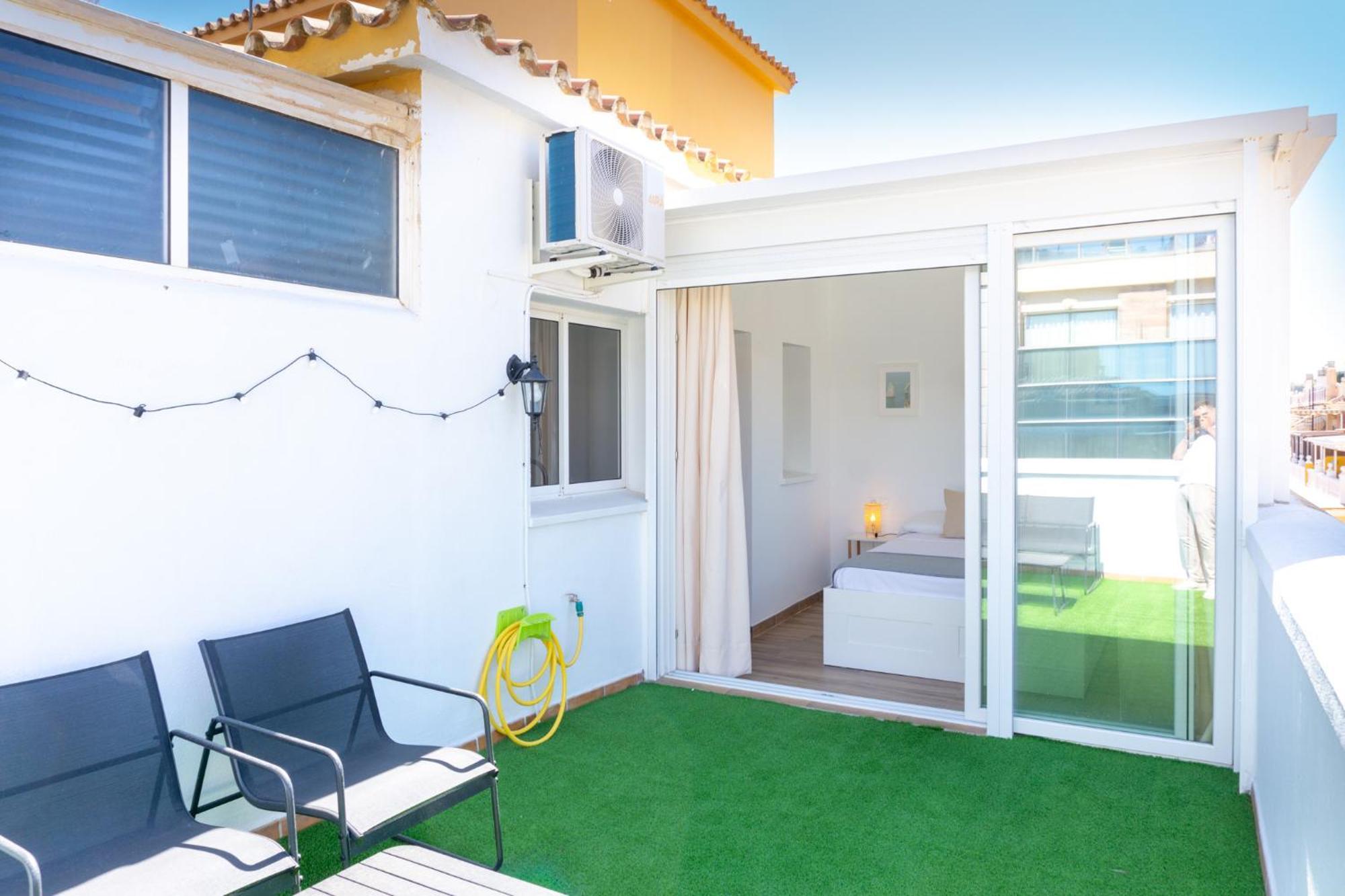 Apartamento Con Terraza En La Playa La Cala Del Moral Exteriör bild